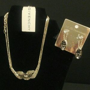 BCBG earrings & Givenchy necklace